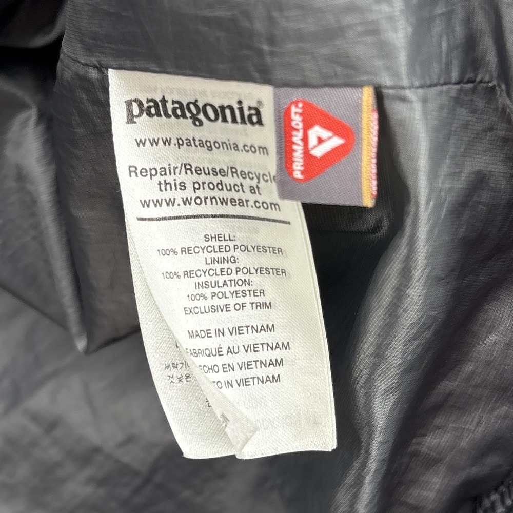 Patagonia Nano Puff Jacket Mens Small Black Full Zip Insulated Lightweight - Picture 8 of 14